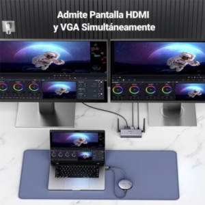 Kit Extensor Inalámbrico Hdmi-Vga 2.4/5Ghz Ugreen CM586