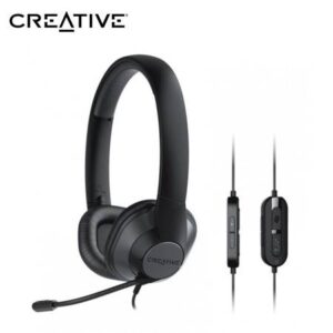 AURICULARES CREATIVE HS-720 V2 USB-A 30MM MICROMONITOREO NOISE-CANCELLING MUTE BLACK