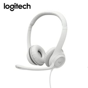 AURICULARES LOGITECH H390 USB NOISE CANCELLING WHITE