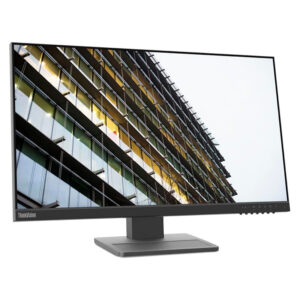 Monitor Lenovo ThinkVision E24-30, 23.8" WLED IPS, Full HD, HDMI/DP/VGA, Parlantes Integrados, Color Raven Black