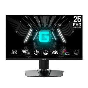 Monitor Gaming MSI G255PF E2 24.5", FHD Rapid IPS, 180Hz, 1ms, HDMI x2, DisplayPort x1, Headphone-Out