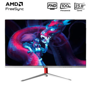 Monitor Curvo TEROS TE-2402S, 23.8" FHD VA, 100Hz, 1ms, HDMI, VGA, FreeSync Premium