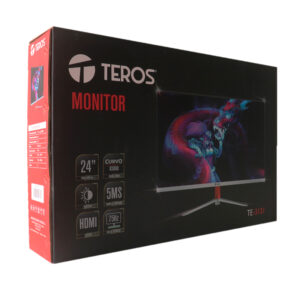 Monitor Curvo TEROS TE-2402S, 23.8" FHD VA, 100Hz, 1ms, HDMI, VGA, FreeSync Premium