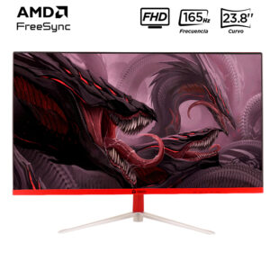 Monitor Curvo Gaming TEROS TE-2471G, 23.8" FHD VA, 165Hz, 2ms, HDMI, DisplayPort, FreeSync