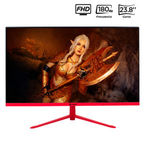 Monitor Curvo TEROS TE-2473G, 23.8" FHD VA, 180Hz, 1ms, HDMI, DisplayPort, FreeSync Premium