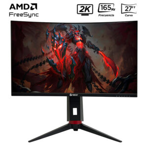 Monitor Curvo TEROS TE-2767G, 27" QHD VA, 180 Hz, 1 ms, HDMI, DisplayPort, Pivot