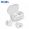 AURICULARES PHILIPS TRUE WIRELESS TAT1209WT BLUETOOTH 18H IPX4 USB-C TÁCTIL WHITE