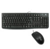 KIT TECLADO Y MOUSE LOGITECH MK120 USB NEGRO