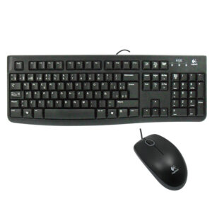 KIT TECLADO Y MOUSE LOGITECH MK120 USB NEGRO