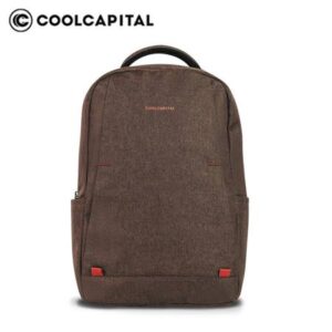 Mochila Cool Capital Taos 15.6" para Laptop – Café Elegante (CC-B93386)