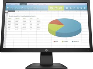 MONITOR HP P204V 19.5” HD, 60HZ COLOR NEGRO