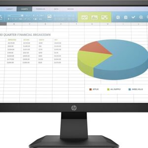 MONITOR HP P204V 19.5” HD, 60HZ COLOR NEGRO