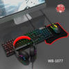 Combo Gamer 4P GAME PRO GPC41 Teclado Multimedia USB + Mouse + Headset + Mouse Pad (WB-1077)