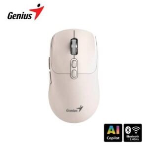 MOUSE GENIUS NX-8080S BT AI COPILOT DUAL WIRELESS/BT SILENT 7-BOT MILK TEA