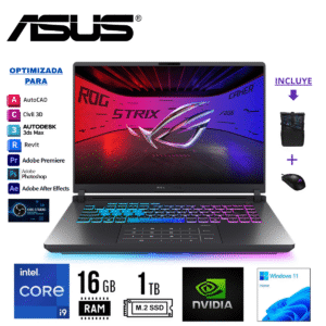 GTFNBK00016 Notebook ASUS ROG Strix G16 G615JMR-RV017W 16" i9-14900HX 16GB 1TB RTX 5060 8GB W11