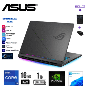 GTFNBK00016_1 Notebook ASUS ROG Strix G16 G615JMR-RV017W 16" i9-14900HX 16GB 1TB RTX 5060 8GB W11