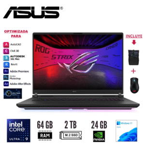 GTFNBK00017 Notebook ASUS ROG Strix Scar 18 G835LX-SA119W 18" Core Ultra 9 275HX 64GB 2TB RTX 5090 24GB W11