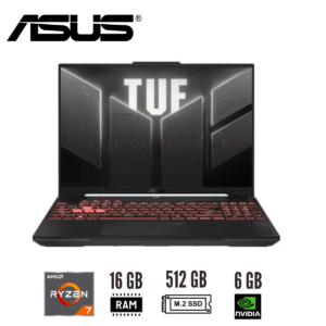GTFNBK00020 Notebook ASUS TUF Gaming A16 FA607NUG-RL117 16" Ryzen 7 7445HS 16GB 512GB RTX 4050 6GB FreeDOS
