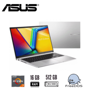 GTFNBK00026 Notebook ASUS VivoBook 15 M1502YA-NJ107 15.6" Ryzen 7 7730U 16GB 512GB Radeon Graphics FreeDOS