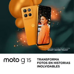 MOTO G15 4GB RAM 256GB NARANJA VIBRANTE
