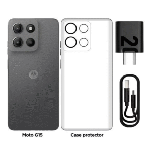 MOTO G15 4GB RAM 128GB GRIS ESPACIAL