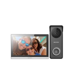 GTFCACC00012 KIT Videoportero Híbrido 4 Hilos HK-DS-KIS313-P - Monitor Táctil 7" HD + Cámara TVI + Control Móvil