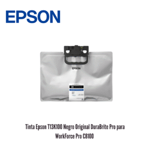 Tinta Epson T13K100 Negro Original DuraBrite Pro para WorkForce Pro C8100