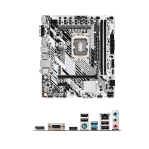 GTFH610MHDV MOTHERBOARD ASROCK H610M-HDVM2+ D5 CHIPSET INTEL H610 LGA1700