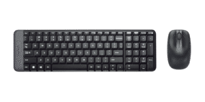 GTFKIT00002 KIT TECLADO Y MOUSE LOGITECH MK220 INALÁMBRICO USB NEGRO