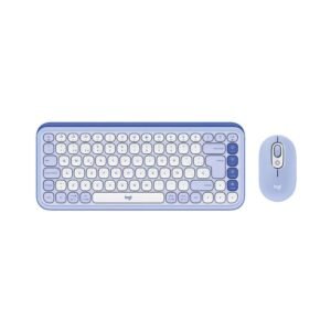 GTFKIT00005 KIT TECLADO Y MOUSE LOGITECH POP ICON BLUETOOTH INALÁMBRICO COPILOT LILA
