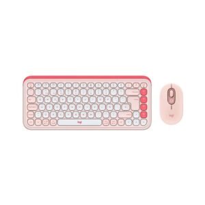 GTFKIT00006 KIT TECLADO Y MOUSE LOGITECH POP ICON BLUETOOTH INALÁMBRICO COPILOT ROSA