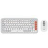 GTFKIT00007 KIT TECLADO Y MOUSE LOGITECH POP ICON BLUETOOTH INALÁMBRICO COPILOT BLANCO