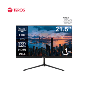 Monitor Plano TEROS TE-2128S 21.5" FHD IPS 100Hz 1ms HDMI VGA - Full HD 1920x1080 - Panel IPS