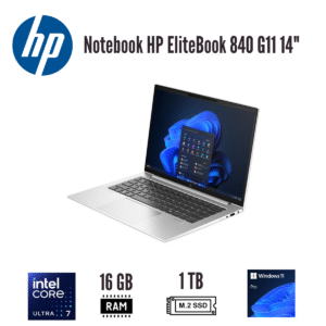 Notebook HP EliteBook 840 G11 14" WUXGA UWVA Intel Core Ultra 7 155U 16GB DDR5 1TB SSD Windows 11 Pro