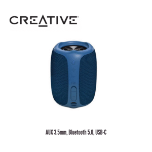 GTFPARLA00013 Parlante Portátil Creative Muvo Play 10W Bluetooth con IPX7 – Azul