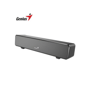 GTFPARLA00024 Mini Barra de Sonido Genius 100 6W con Entrada 3.5mm y Alimentación USB – Negro