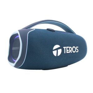 Parlante TEROS TE-6045B Bluetooth 60W / IPX5 / LED / Radio FM / TWS Azul
