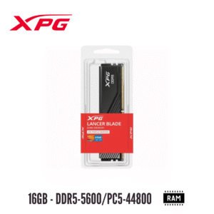 Memoria RAM XPG LANCER BLADE AX5U5600C4616G-SLABBK - 16GB (1 x 16GB) - DDR5-5600/PC5-44800