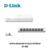 GTFSWT00005 Switch D-Link DES-1008C 8 Puertos 10/100 Mbps