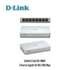 Switch D-Link DGS-1008A 8 Puertos Gigabit 10/100/1000 Mbps