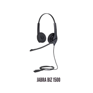 Auriculares Jabra Biz 1500 Cableados Sobre la Cabeza Estéreo Binaural con Micrófono Boom