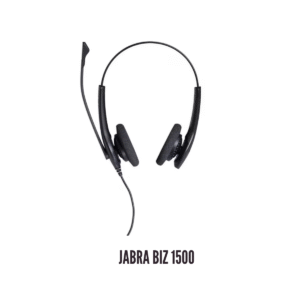 Auriculares Jabra Biz 1500 Cableados Sobre la Cabeza Estéreo Binaural con Micrófono Boom