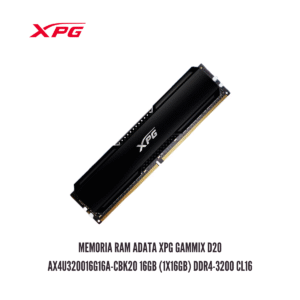 Memoria RAM ADATA XPG GAMMIX D20 AX4U320016G16A-CBK20 16GB (1x16GB) DDR4-3200 CL16