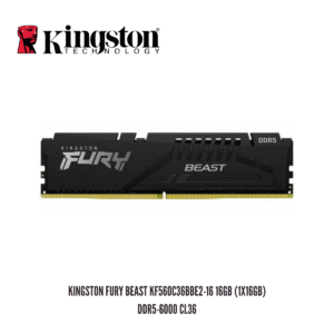 MEMORIA RAM Kingston FURY Beast KF560C36BBE2-16 16GB (1x16GB) DDR5-6000 CL36