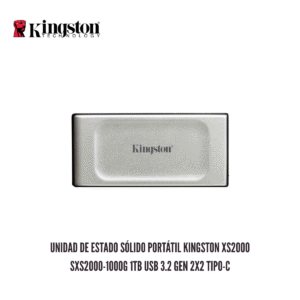 GTFSSD00018 Unidad de Estado Sólido Portátil Kingston XS2000 SXS2000-1000G 1TB USB 3.2 Gen 2x2 Tipo-C