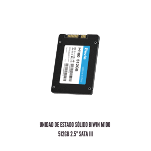 GTFSSD00027 Unidad de Estado Sólido Biwin M100 512GB 2.5" SATA III