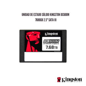 GTFSSD00031 Unidad de Estado Sólido Kingston DC600M 7680GB 2.5" SATA III