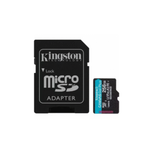 TARJETA MICROSDXC KINGSTON CANVAS GO! PLUS 256GB UHS-I U3 V30 A2 200MB-S LECTURA