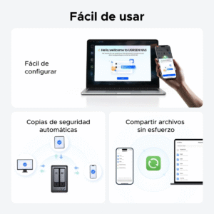 GTFNASDXP28002_1 NAS UGREEN NASYNC DXP2800 NAS 2 BAHÍAS 2.5GBE - ALMACENAMIENTO EN RED INTELIGENTE