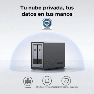 GTFNASDXP28002_2 NAS UGREEN NASYNC DXP2800 NAS 2 BAHÍAS 2.5GBE - ALMACENAMIENTO EN RED INTELIGENTE